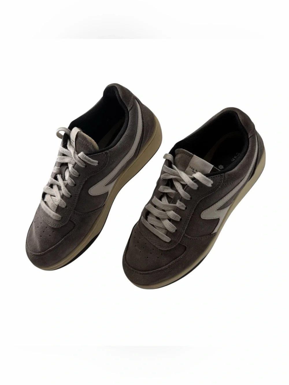 Rag & Bone Retro Court Sneakers Grey Suede Low-Top